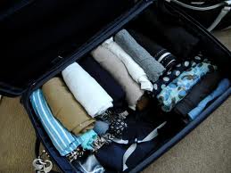 good packed suitcase